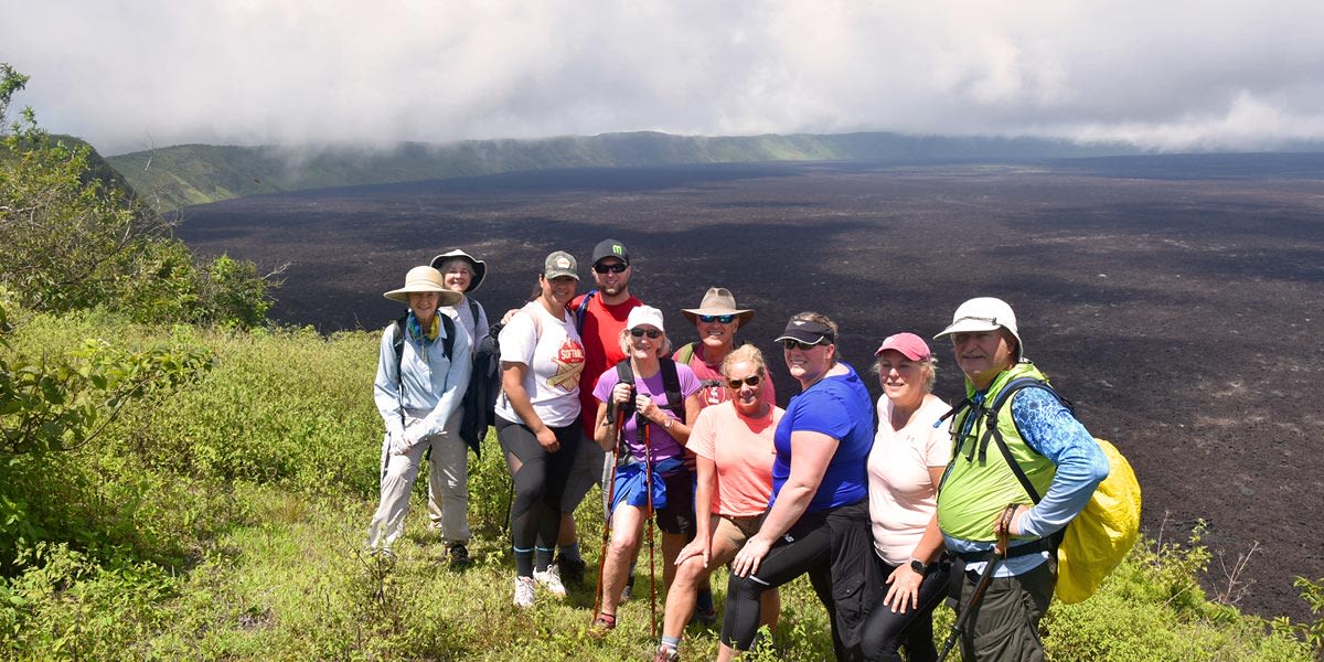 Hike Sierra Negra Volcano, explore lava fields