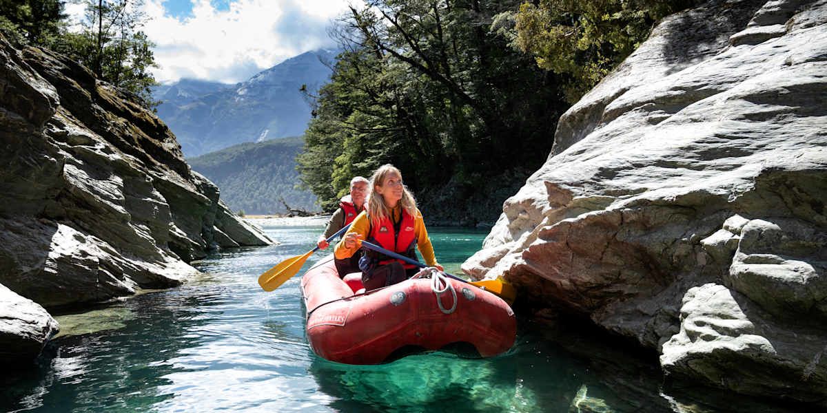 Jet boat and Funyaking the Dart River